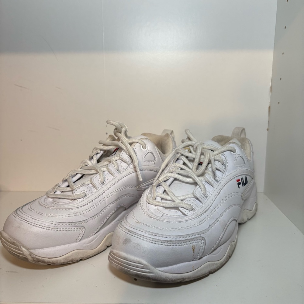 Fila Women’s White Sneakers with Logo